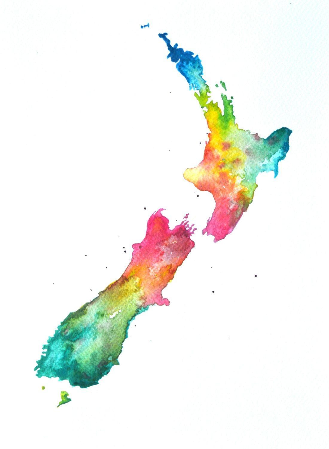 Mapa Nowej Zelandii art.