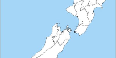 Mapa darmowa Nowa Zelandia