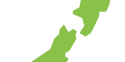 Mapa Nowej Zelandii APG