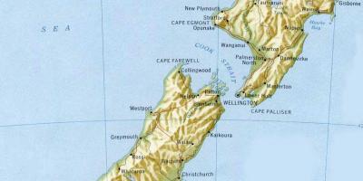 Wellington Nowa Zelandia na mapie